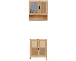 Vicco Liora Badkamermeubelset – 2 delen Bamboe