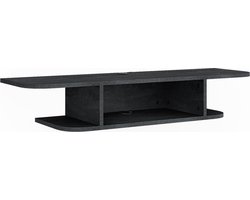 Vicco Lorio TV-meubel – 105 x 18.2 cm met open vakken Zwart beton