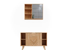 Vicco Lucie Badkamermeubelset – 2 delen Bamboe