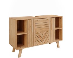 Vicco Lucie Wastafelonderkast – 100 x cm met 2 laden Bamboe