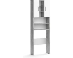 Vicco Luis Wasmachinekast – 64 x 190 cm Beton