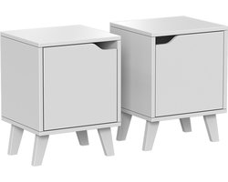 Vicco Malu Nachtkastje – Set van 2 Wit