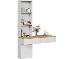 Vicco Melora Kaptafel – 100 cm Wit/eiken