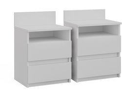 Vicco Monty Nachtkastje – Set van 2 Wit