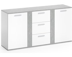 Vicco Novelli Dressoir – 40 x 80 cm met laden Beton met laden