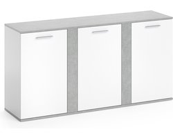 Vicco Novelli Sideboard – 40 x 80 cm met deuren Beton met deuren