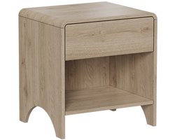 Vicco Oaki Nachtkastje – 47 x 50 cm met 1 lade Eiken