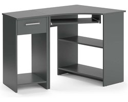 Vicco Odin Hoekbureau – 83 x 76 cm Set met PC-kast Antraciet
