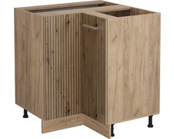 Vicco R-Line Hoekkast – 75.6 cm zonder werkblad Artisanaal eiken