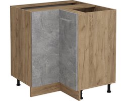 Vicco R-Line Hoekkast – 75.6 cm zonder werkblad Beton