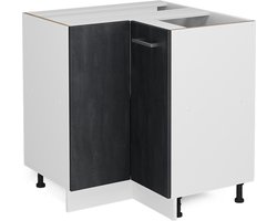 Vicco R-Line Keuken Hoekkast – 75.6 cm zonder werkblad Zwart beton zonder werkblad