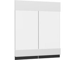 Vicco R-Line Keukenfront – 59.2 x 59 cm meubelfront voor de glazen hangkast Wit