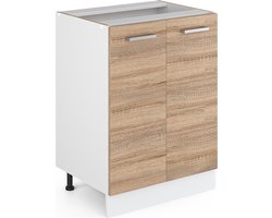 Vicco R-Line Keukenonderkast – 60 cm zonder werkblad Sonoma