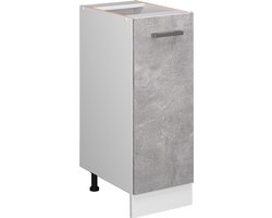 Vicco R-Line Universele onderkast – 30 cm met deur, zonder werkblad Beton