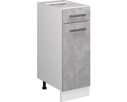 Vicco R-Line Universele onderkast – 30 cm met lade, zonder werkblad Beton
