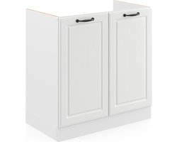 Vicco R-Line Wastafelkast – 80 cm zonder werkblad Wit Landhuis