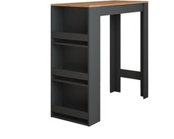 Vicco Repose Bartafel – 45 x 110 cm Antraciet/gouden eik
