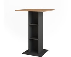 Vicco Repose Bartafel – 75 x 75 cm Eik goud/antraciet