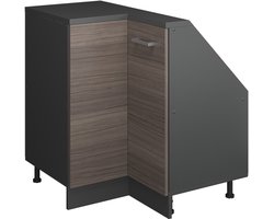 Vicco Rion Kast voor schuine wand Hoekkast – 75.6 x 81.6 cm met 1 deur Edel grijs/antraciet