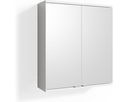 Vicco Roy Badkamerspiegelkast – 60 x 68 cm Wit