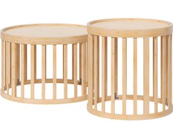 Vicco Salontafel set Enara, Bamboe/Bamboe, x cm met 2 delen