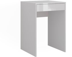 Vicco Sherry Kaptafel – 51.4 cm Wit/wit hoogglans