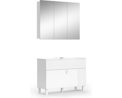 Vicco Sola Badkamermeubelset – 2 delen Wit