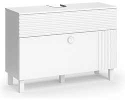 Vicco Sola Wastafelonderkast – 100.2 x 72.4 cm met 2 laden Wit