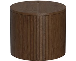 Vicco Tavilo Salontafel – 38 x 38 cm Walnoot