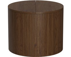 Vicco Tavilo Salontafel – 48 x 48 cm Walnoot