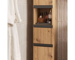 Vicco Torren Badkamerkast – 30 x 181 cm met 2 deuren Ambachtelijk