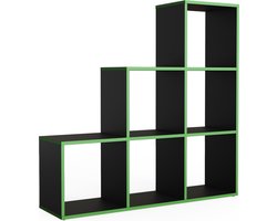 Vicco Trap plank – 105 x 107.5 cm Zwart/groen