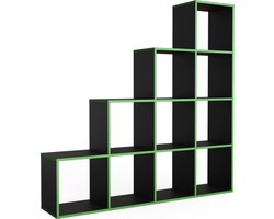 Vicco Traprek – 142.5 x 140 cm Zwart/groen