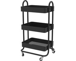 Vicco Tron Rolcontainer – 45.9 x 78.7 cm Zwart