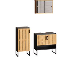 Vicco Vayra Badkamermeubelset – 3 delen Bamboe