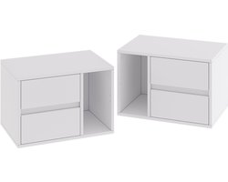 Vicco Vimogo Nachtkastje – Set van 2 Wit