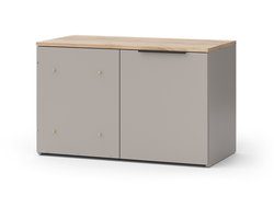 Vicco Wido Sideboard – 80 x 50 cm met deur Grijs