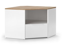 Vicco Wido TV-meubel – 68 x 50 cm Wit/Sonoma