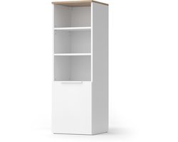 Vicco Wido Universele kast – 40.2 x 120 cm met een deur Wit/Sonoma
