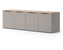 Vicco Wido Woonwand – 2 delen Grijs