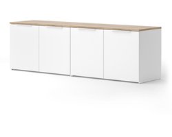 Vicco Wido Woonwand – 2 delen Wit/Sonoma