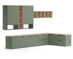 Vicco Wido Woonwand – 9 delen Groen