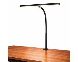 Vicon Bureaulamp LED Dimbaar - 3 Kleuren licht - Met Klem - Monitor lamp - Klemlamp - Leeslamp - Tafellamp - Bedlamp - Hobbylamp