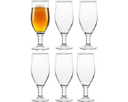 Vicrila Speciaalbier Glas - 6x - Bock - gehard glas - 40 cl - bokbier glazen - bierproeverij