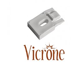 Vicrone® - Plafondsteun - aluminium gordijn rail - met sleufgat - Recht - 2 stuks