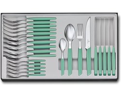 Victorinox Bestekset Swiss Modern - 24-delig - Pastel Groen - RVS/PP