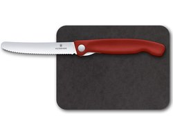 Victorinox Inklapbaar Tafelmes Met Snijplank - Gekarteld - Hout