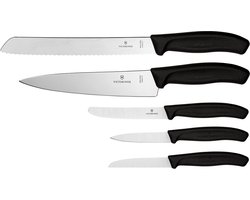 Victorinox Keukenset Messenset - 5-delig - RVS Lemmet - Kunststof Heft
