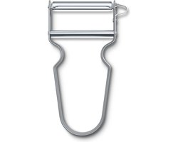 Victorinox REX Peeler – Iconische Dunschiller – Ultra-Scherp – Ergonomisch – Aluminium – Geborsteld
