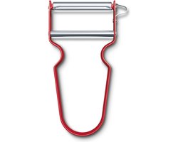 Victorinox REX Peeler - Iconische Dunschiller - Ultra-Scherp - Ergonomisch - Aluminium - Rood